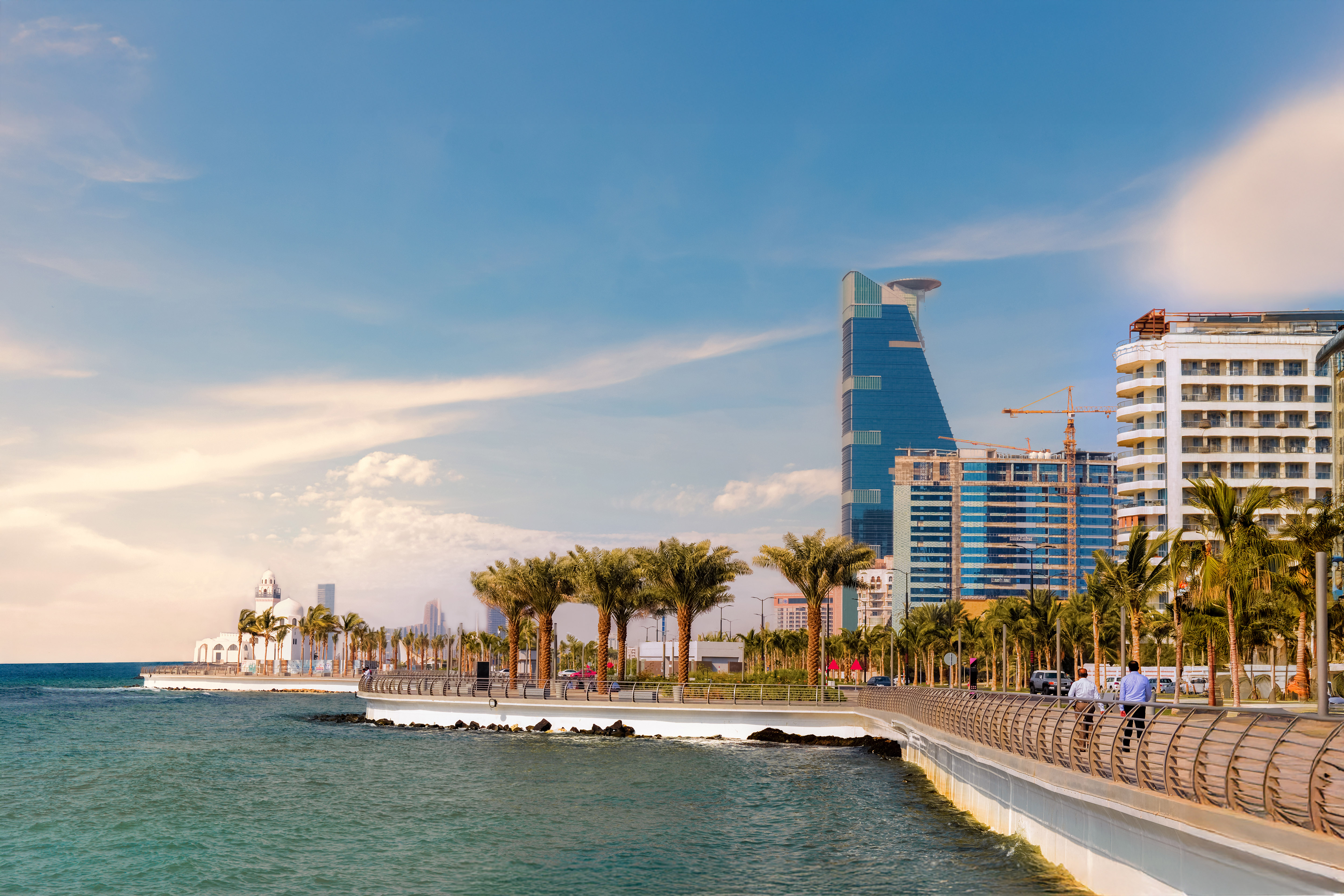 Jeddah Corniche on the Red Sea